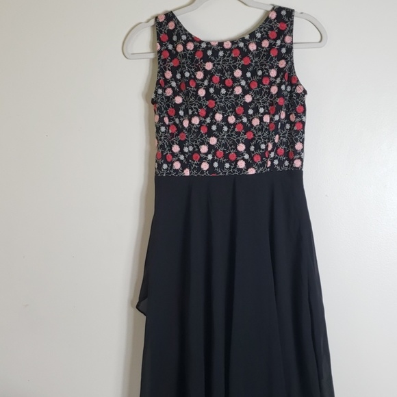 Zink London embroidered asymmetrical hem dress - Picture 7 of 8
